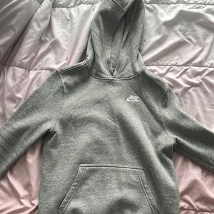 Grey girls Nike hoodie